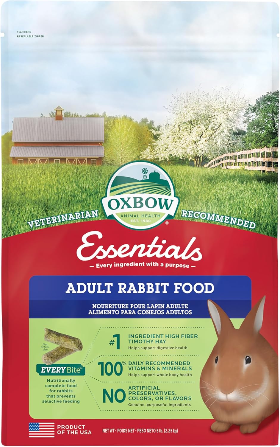 Oxbow Essentials Adult Rabbit Food