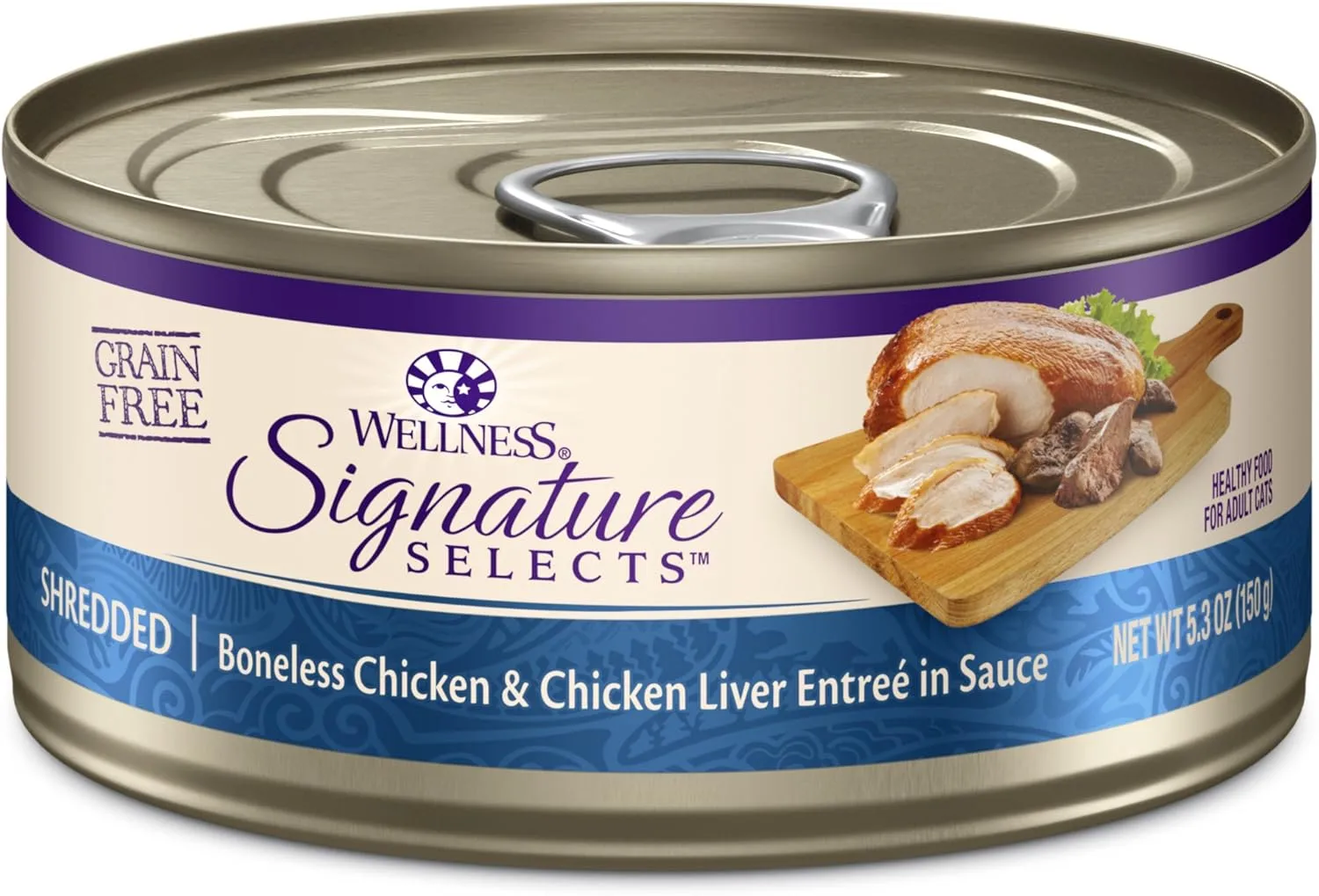 Wellness CORE Signature Selects Shredded Wet Cat Food – Chicken & Chicken Liver Entrée