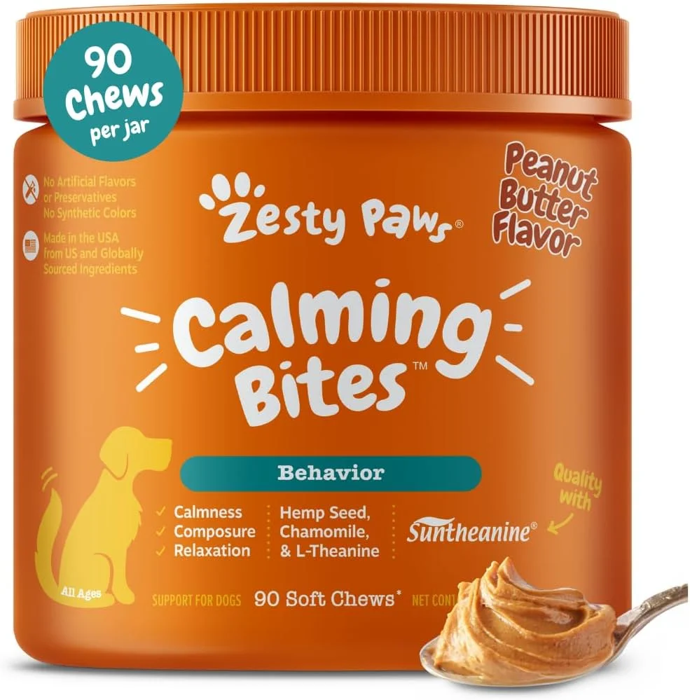 Zesty Paws Calming Bites for Dogs – Composure & Relaxation Chews