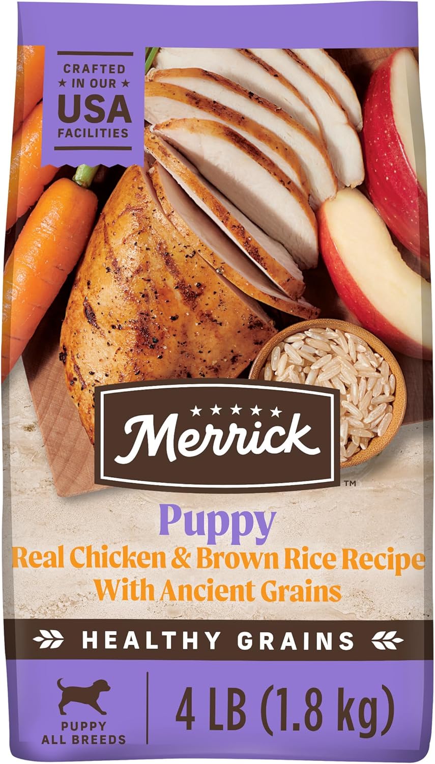 Merrick Classic Healthy Grains Senior Dry Dog Food – Real Chicken with Ancient Grains