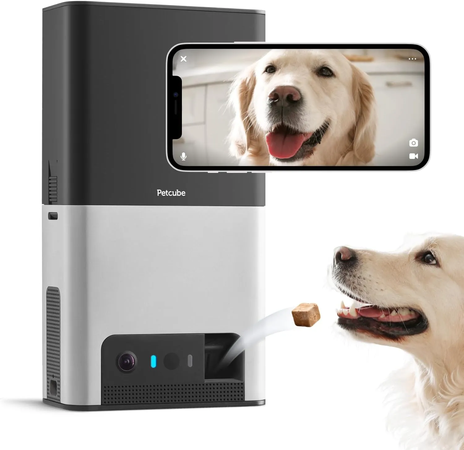 Petcube Bites 2 Wi-Fi Pet Camera with Treat Dispenser