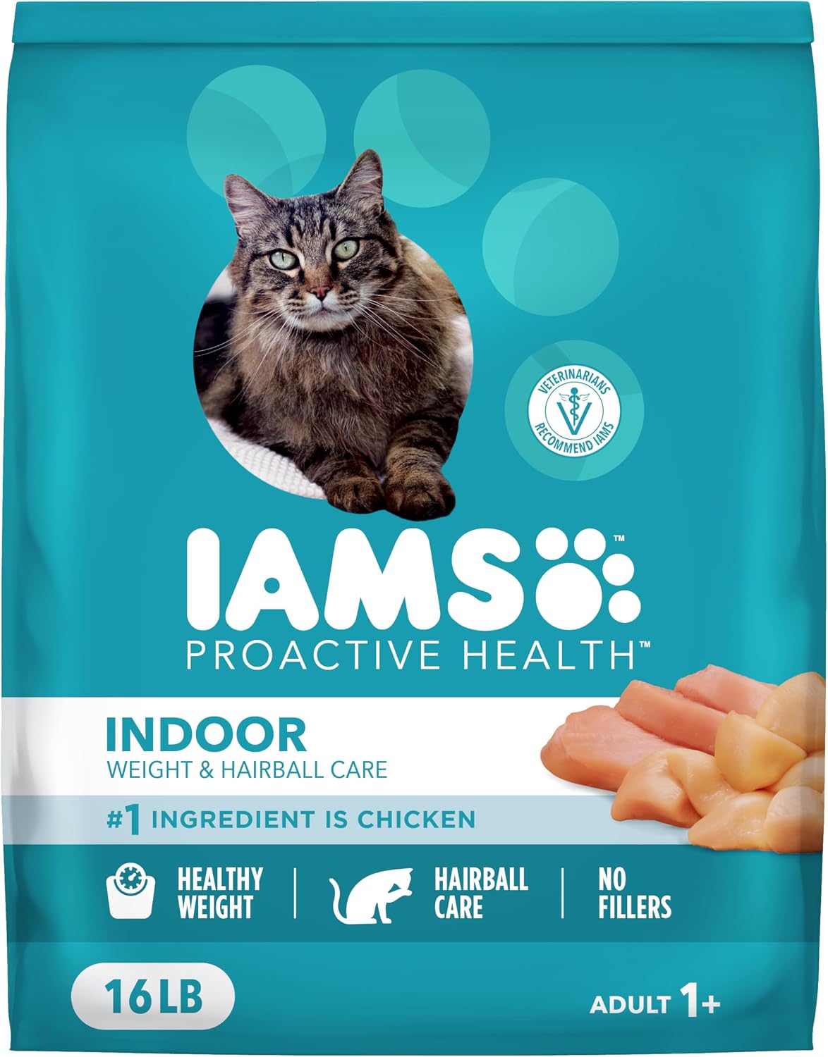 Iams ProActive Health Adult Indoor Cat Food (15 lb Bag)