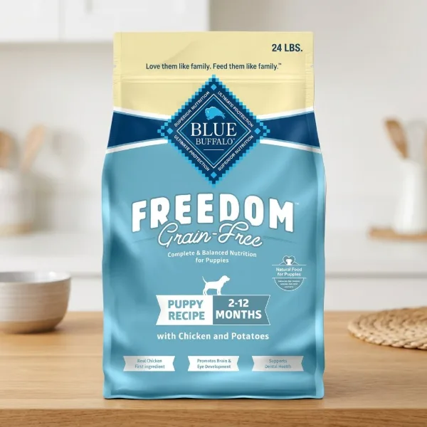 Blue Buffalo Freedom Grain-Free Puppy Dry Dog Food – DHA Chicken & Potato Recipe