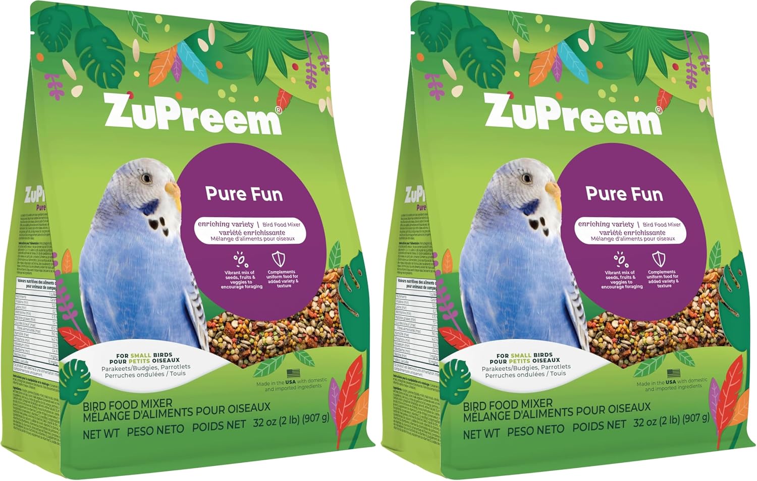 Zupreem Natural Bird Food Pellets
