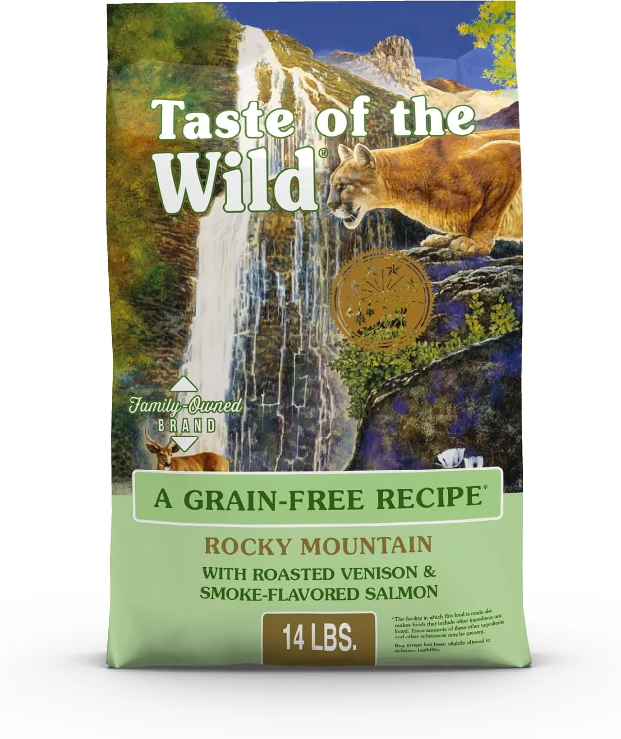 Taste of the Wild Rocky Mountain Grain-Free Kitten Dry Cat Food – Roasted Venison & Smoke-Flavored Salmon