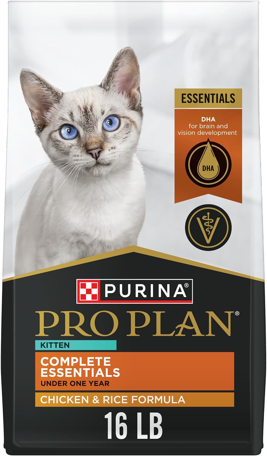 Purina Pro Plan Kitten Chicken & Rice Cat Food (12-Pack)