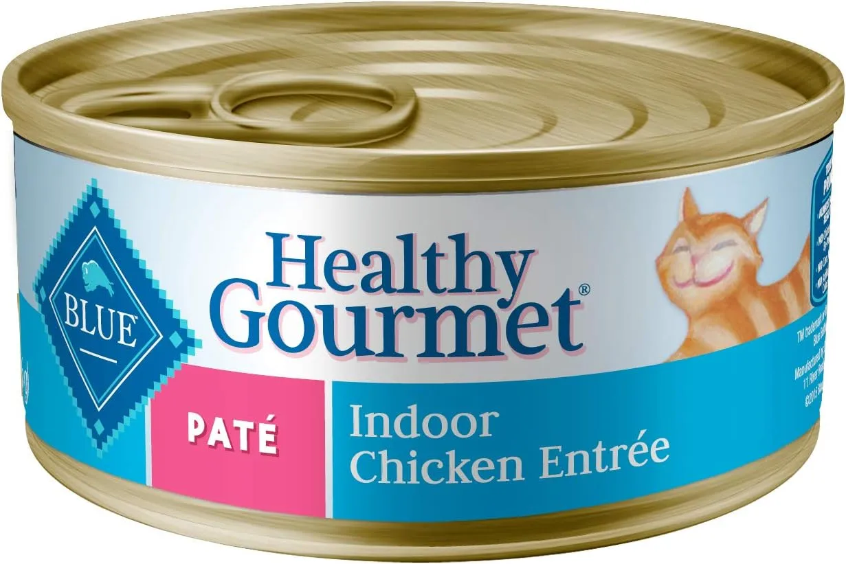 BLUE Healthy Gourmet Natural Adult Pate Wet Cat Food