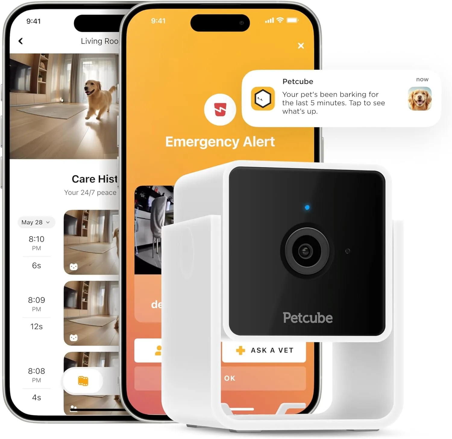 Petcube Cam Indoor Wi-Fi Pet Monitoring Camera