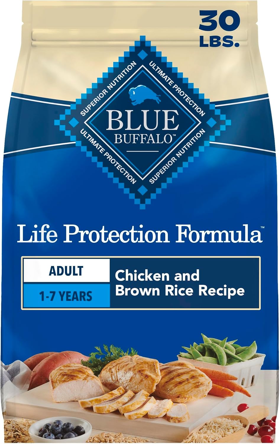 Blue Buffalo Life Protection Formula Adult Dog Food (30 lb Bag)