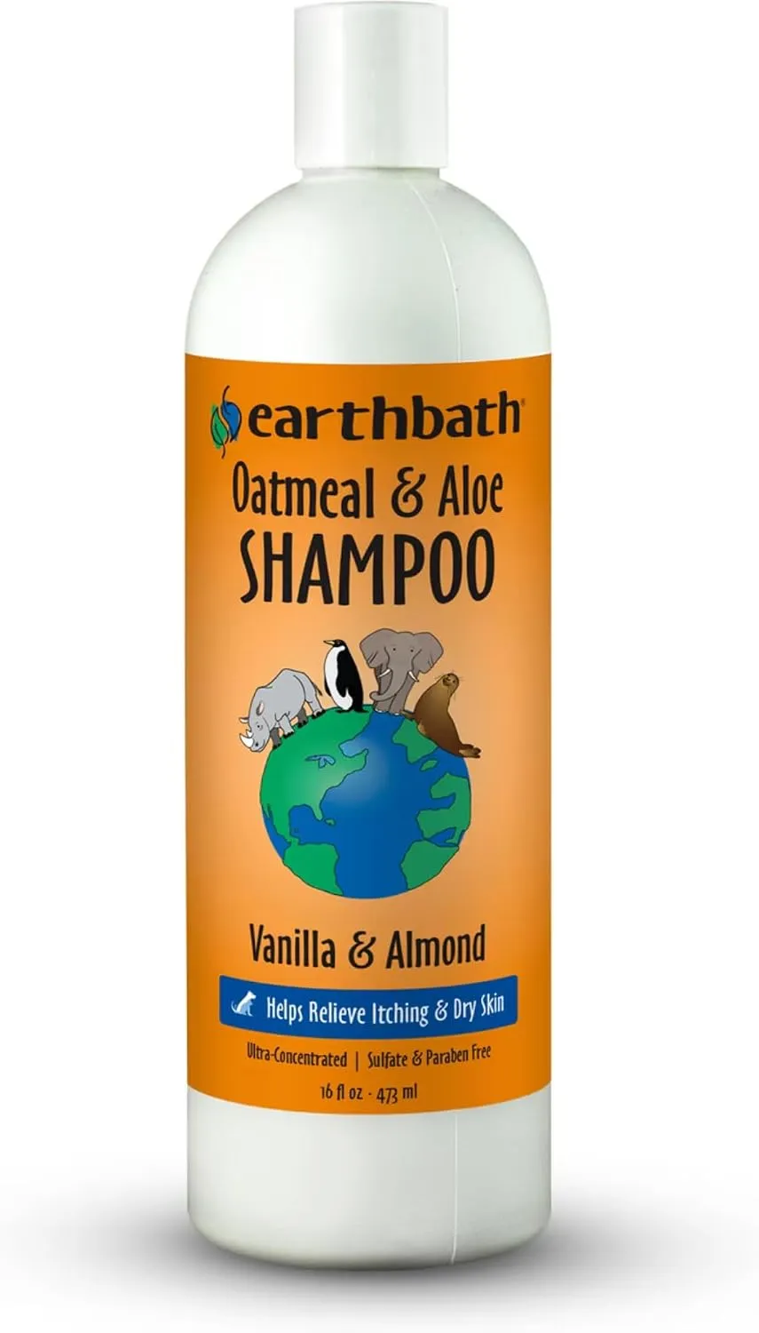 Earthbath Oatmeal & Aloe Dog Shampoo – Vanilla & Almond