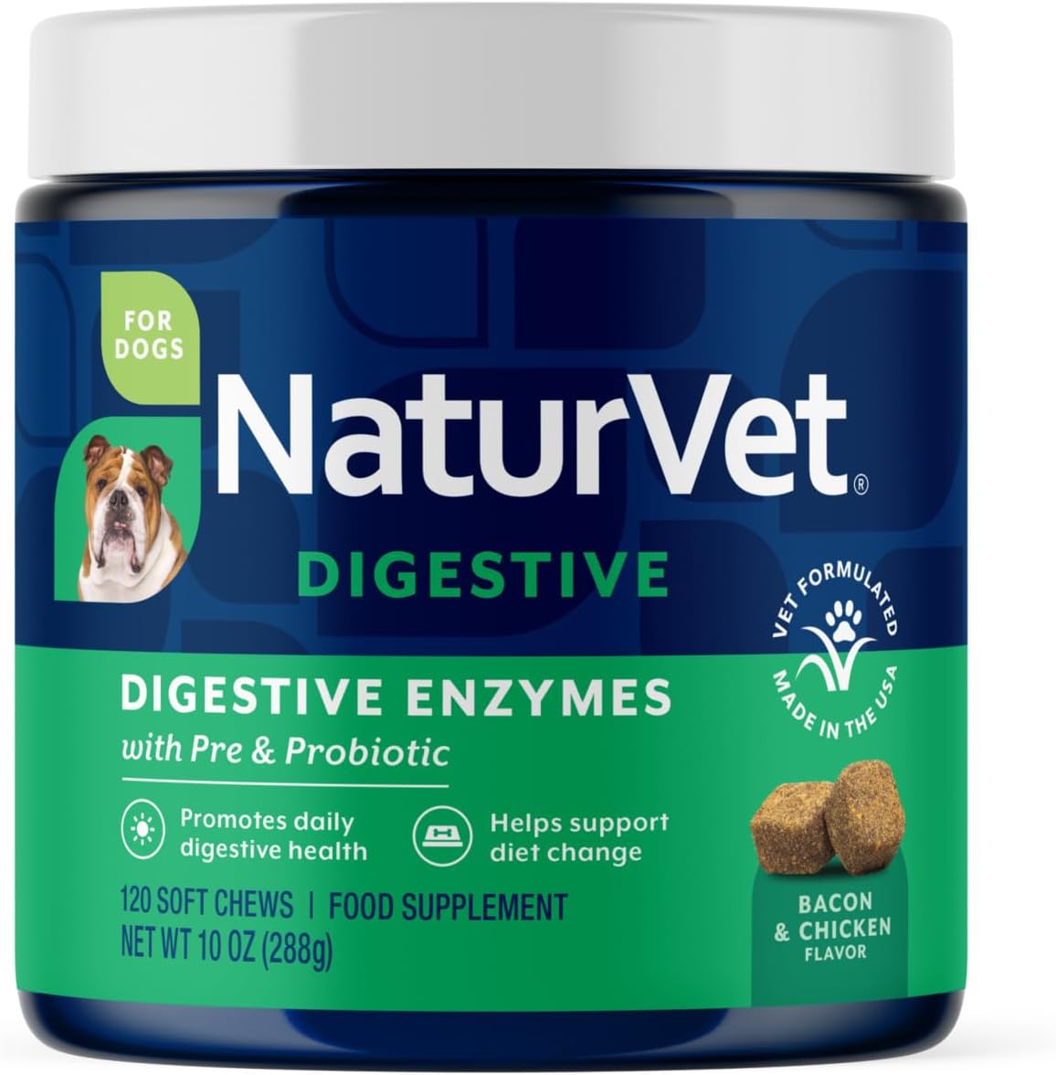 NaturVet Digestive Enzymes Extra Strength