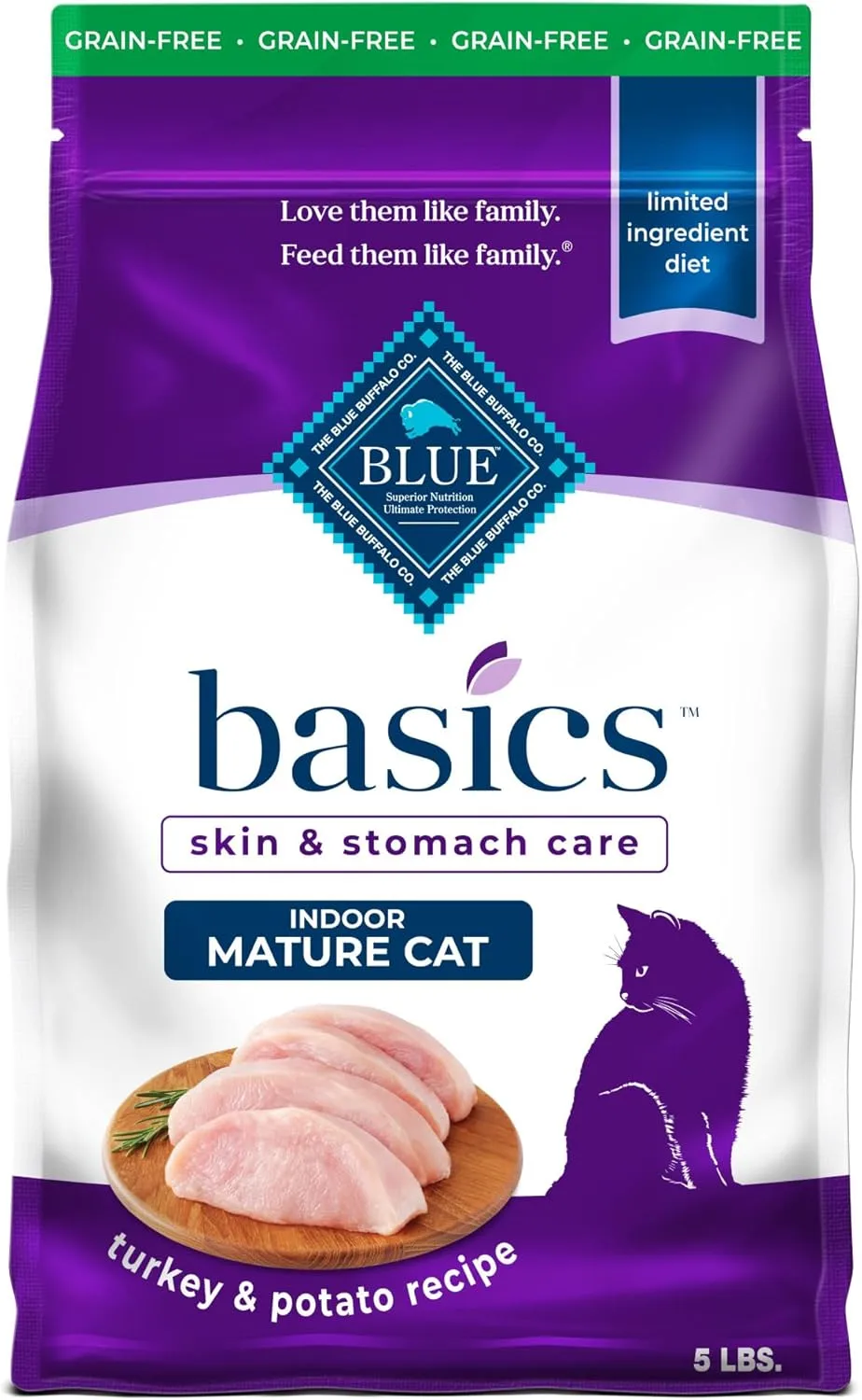 BLUE Basics Limited Ingredient Diet Grain-Free Dry Cat Food