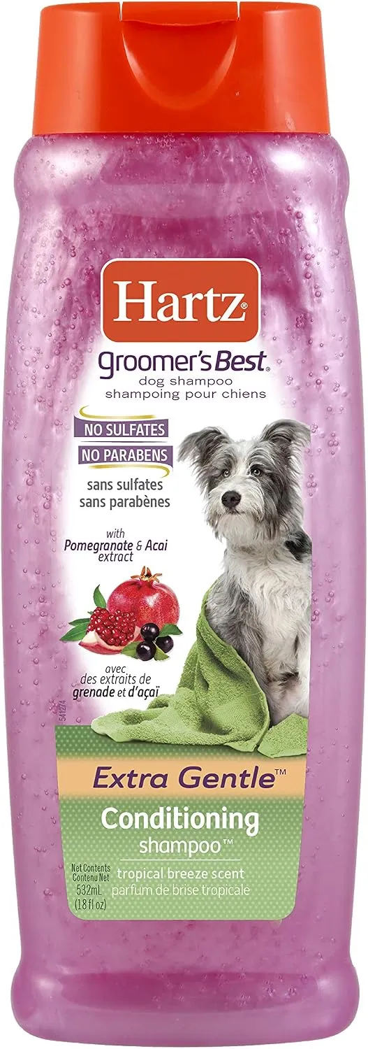 Hartz Groomer's Best 3-in-1 Conditioning Shampoo for Dogs