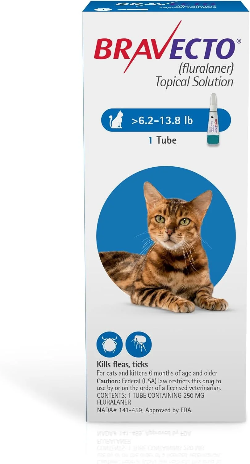 Bravecto (fluralaner) Topical Solution for Cats