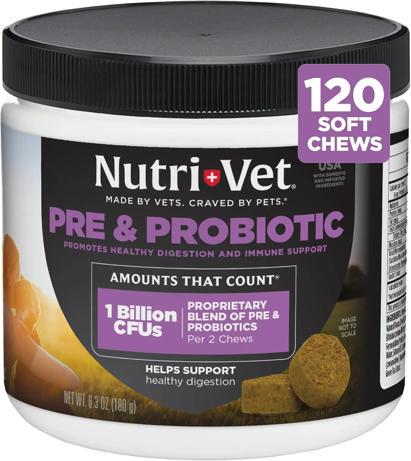Nutri-Vet Daily Digestive Powder Supplement for Dogs