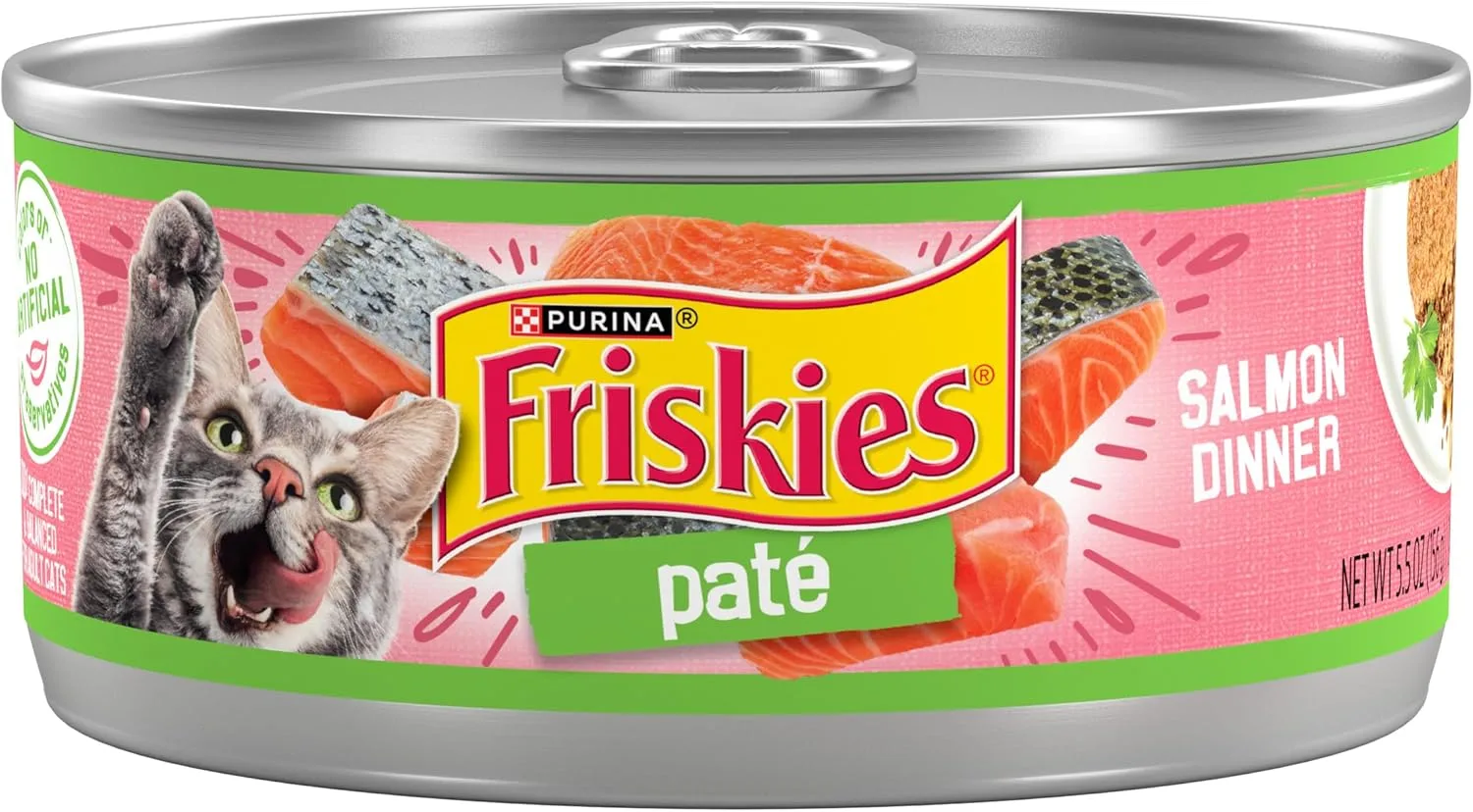 Purina Friskies Pate Salmon Dinner Wet Cat Food