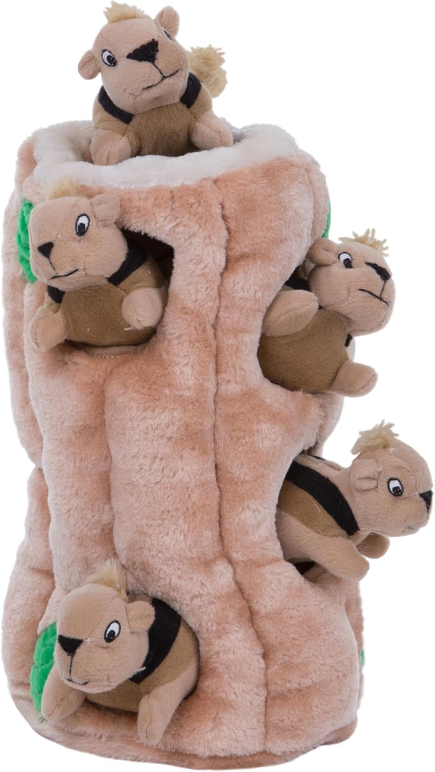 Outward Hound Hide-A-Squirrel Plush Puzzle Toy